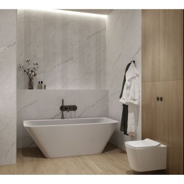 Керамогранит Creanza (Креанза) Montesa White Decor 80х160 см, CZ-GL07-D