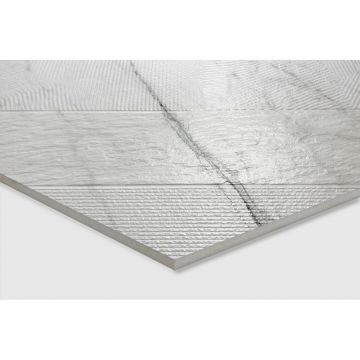 Керамогранит Creanza (Креанза) Montesa White Decor 80х160 см, CZ-GL07-D