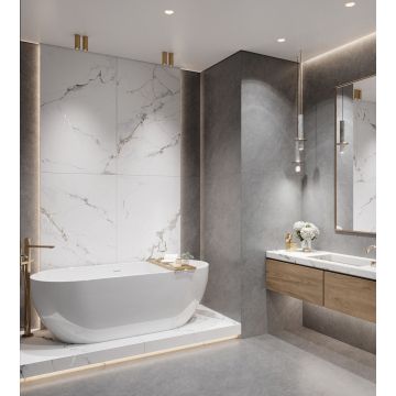 Керамогранит Creanza (Креанза) Listello Gris 80х160 см, CZ-SL02-B