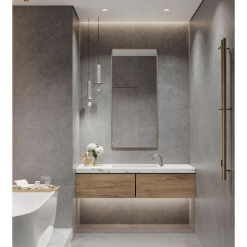 Керамогранит Creanza (Креанза) Listello Gris 80х160 см, CZ-SL02-B