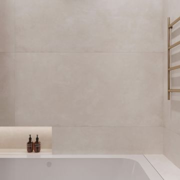 Керамогранит Creanza (Креанза) Cement Bianco 80х160 см, CZ-RT04-B