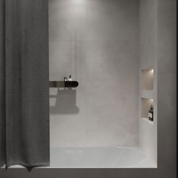 Керамогранит Creanza (Креанза) Cement Silver Grey 80х160 см, CZ-RT05-B