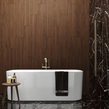 Керамогранит Creanza (Креанза) Crissel Wood Wenge 20х120 см, CW-RT08-B