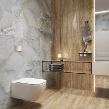 Керамогранит Creanza (Креанза) Husk Wood Cherry 20х120 см, CW-RT13-B