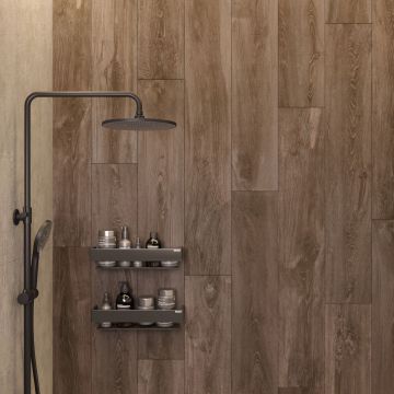 Керамогранит Creanza (Креанза) Husk Wood Wenge 20х120 см, CW-RT14-B