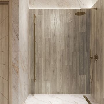 Керамогранит Creanza (Креанза) Mordic Wood Ash 20х120 см, CW-RT15-B