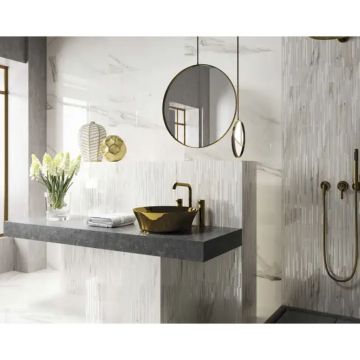 Керамогранит Dune (Дюн) Calacatta Superwhite Satin 60х120 см, 189237