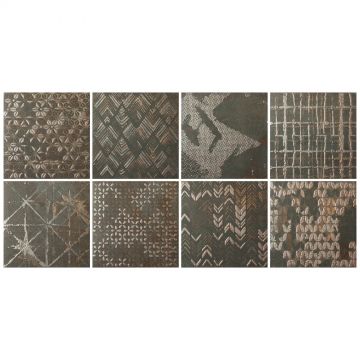 Керамогранит Dune Diurne Oxide Ethnic 20х20 см коричневый матовая 187760