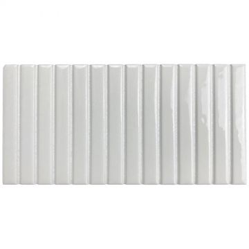 Керамическая плитка Dune Kit-kat Mosaic Snow Glossy 10х20 см белый 188862