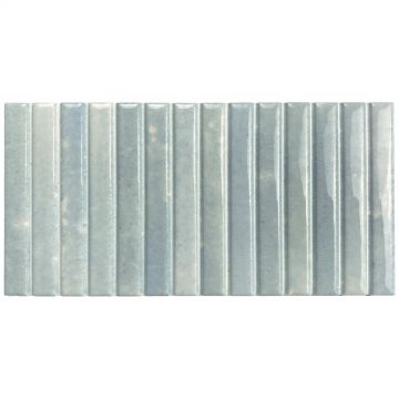 Керамическая плитка Dune Kit-kat Mosaic Water Glossy 10х20 см голубой 188859