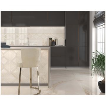 Керамогранит Dune Selene Cappuccino 90х90 см розовый полированная 188205
