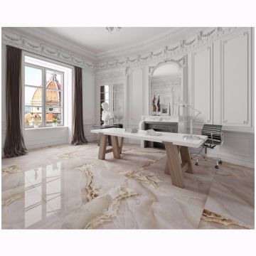 Керамогранит Dune Selene Light Satin 90х90 см розовый лаппатированная 188311