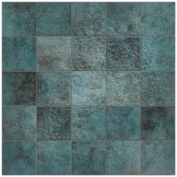Керамогранит Dune Tahiti Turquoise Glossy 15х15 см синий 188827