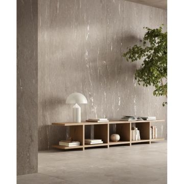 Керамогранит Fondovalle (Фондовалле) Alpine Taupe Vein 3D Texture 60x120 см, ALP002