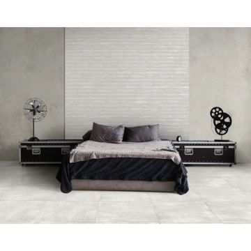 Керамогранит MGM (МГМ) Industrial White Rett 60x120 см, INDUWHI12036