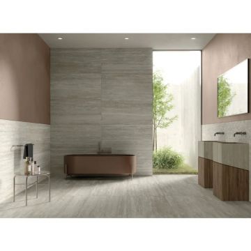 Керамогранит MGM (МГМ) Travertino Bianco 60x120 см, TRABIA60120