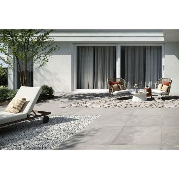 Керамогранит Fioranese (Фиоранесе) I Cocci Cenere Ret 90x90 см, 0IC903R