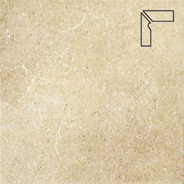 Плинтус для ступеней Interbau (Интербау) Alpen 044 Allgau Флорентинер Золотой песок левый 31х7.3 см