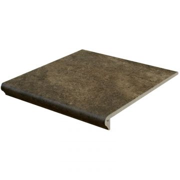 Ступень клинкерная фронтальная Interbau (Интербау) Abell 272 орехово-коричневая 31x32 см