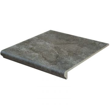 Ступень клинкерная фронтальная Interbau (Интербау) Abell 273 графитово-серая 31x32 см