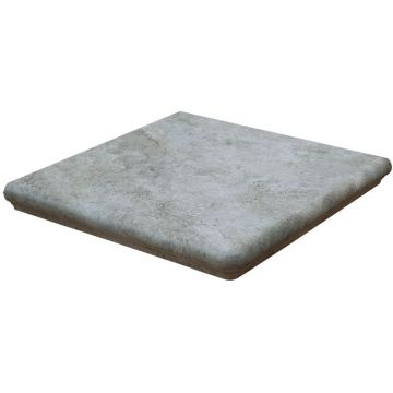 Ступень клинкерная угловая Interbau (Интербау) Abell 274 серебристо-серая 32x32 см