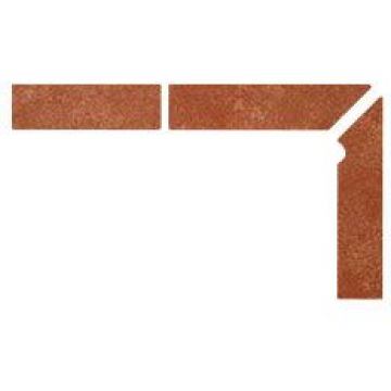 Плинтус для ступеней Interbau (Интербау) Alpen 059 Флорентинер Красная глина правый 31x7.3 см