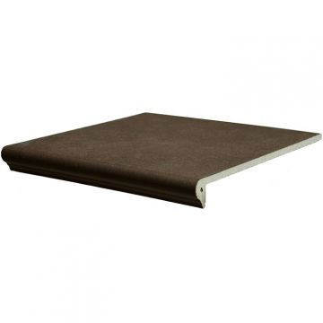 Ступень клинкерная фронтальная Interbau (Интербау) Alpen 045 Engadin Бурый песок 31x32 см