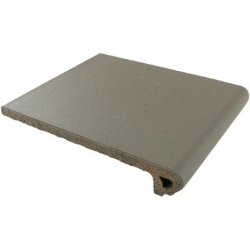 Cтупень клинкерная флорентийская фронтальная Canada Gres (Каньяда Грес) Natura 013 Grey 24.4х33х1.8 см