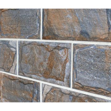 Клинкерная плитка для фасадов SilverFox (Сильверфокс) Anes 415 Pizarra 14.8х29.5х0.87 см