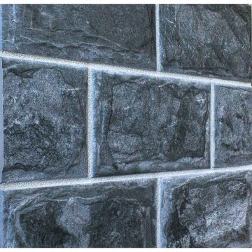 Клинкерная плитка для фасадов SilverFox (Сильверфокс) Anes 417 Grafito 14.8х29.5х0.87 см