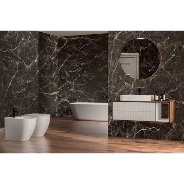 Керамогранит Premium Global Tile (Премиум Глобал Тайл) Zebrano Черный матовый 60x120 см, PGT1206010105MGR