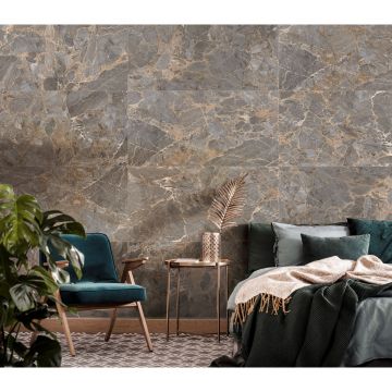 Керамогранит Premium Global Tile (Премиум Глобал Тайл) Argos Черный матовый 60x120 см, PGT120609505SGR