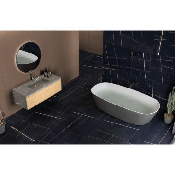 Керамогранит Premium Global Tile (Премиум Глобал Тайл) Dorato Черный матовый 60x120 см, PGT120609705SGR