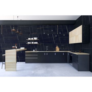 Керамогранит Premium Global Tile (Премиум Глобал Тайл) Dorato Черный матовый 60x120 см, PGT120609705SGR