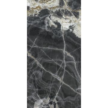 Керамогранит Ariostea Ceramica (Ариостэ Керамика) Ultra Onici Onice Nero polished 150x300 см, UO6L300679