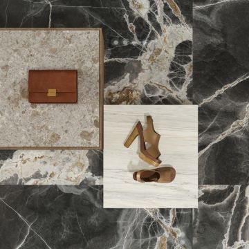 Керамогранит Ariostea Ceramica (Ариостэ Керамика) Ultra Onici Onice Nero polished 150x300 см, UO6L300679