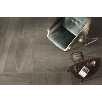 Керамогранит Ariostea Ceramica (Ариостэ Керамика) Ultra Pietre Basaltina Moka natural 100x100 см, UP6S100444