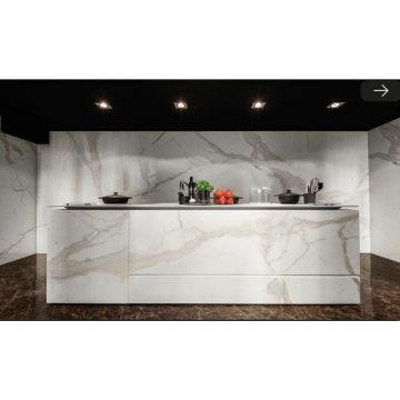 Керамогранит Ariostea Ceramica (Ариостэ Керамика) Ultra Marmi Bianco Calacatta polished 150x300 см, UM6L300536