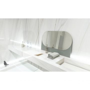 Керамогранит Ariostea Ceramica (Ариостэ Керамика) Ultra Marmi Bianco Covelano polished 75x150 см, UM6L157480