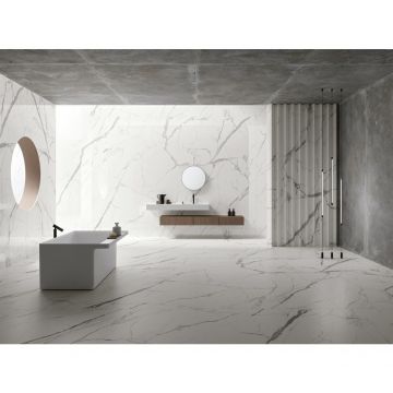 Керамогранит Ariostea Ceramica (Ариостэ Керамика) Ultra Marmi Bianco Statuario polished 150x300 см, UM6L300583