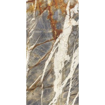 Керамогранит Ariostea Ceramica (Ариостэ Керамика) Ultra Marmi Blue Tempest Block A polished 150x300 см, UM6L300692A