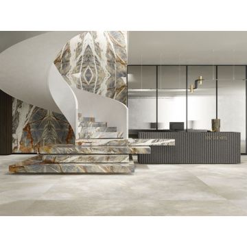 Керамогранит Ariostea Ceramica (Ариостэ Керамика) Ultra Marmi Blue Tempest Block B polished 150x300 см, UM6L300692B