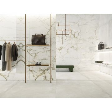 Керамогранит Ariostea Ceramica (Ариостэ Керамика) Ultra Marmi Calacatta Macchia Vecchia polished 150x300 см, UM6L300575