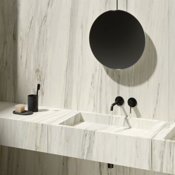 Керамогранит Ariostea Ceramica (Ариостэ Керамика) Ultra Marmi Cremo Delicato natural 150x300 см, UM6S300672