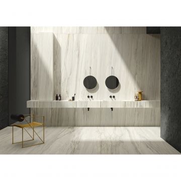 Керамогранит Ariostea Ceramica (Ариостэ Керамика) Ultra Marmi Cremo Delicato polished 75x150 см, UM6L157672