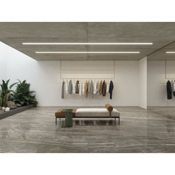 Керамогранит Ariostea Ceramica (Ариостэ Керамика) Ultra Marmi Daino Grigio polished 150x300 см, UM6L300640