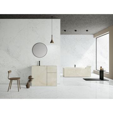 Керамогранит Ariostea Ceramica (Ариостэ Керамика) Ultra Marmi Michelangelo Altissimo natural 75x150 см, UM6S157634