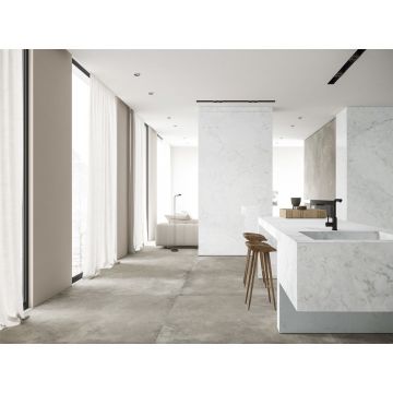 Керамогранит Ariostea Ceramica (Ариостэ Керамика) Ultra Marmi Michelangelo Altissimo natural 75x150 см, UM6S157634