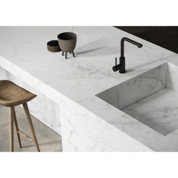 Керамогранит Ariostea Ceramica (Ариостэ Керамика) Ultra Marmi Michelangelo Altissimo natural 75x150 см, UM6S157634