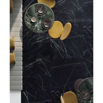 Керамогранит Ariostea Ceramica (Ариостэ Керамика) Ultra Marmi Nero Marquinia polished 75x150 см, UM6L157547